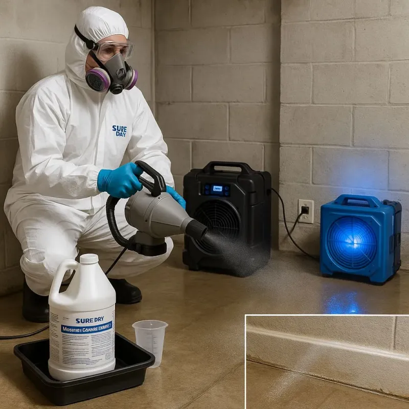 Sanitization and Odor Removal process in Red Corral, CA